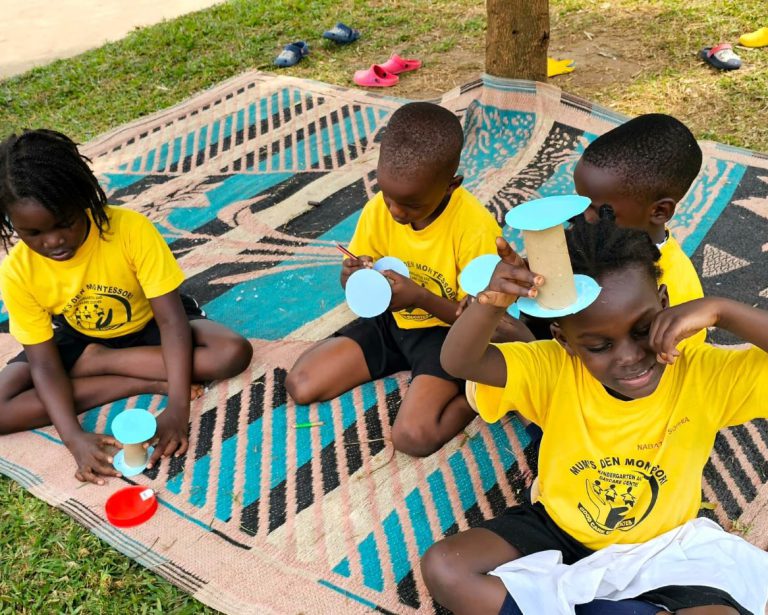 Children being creative