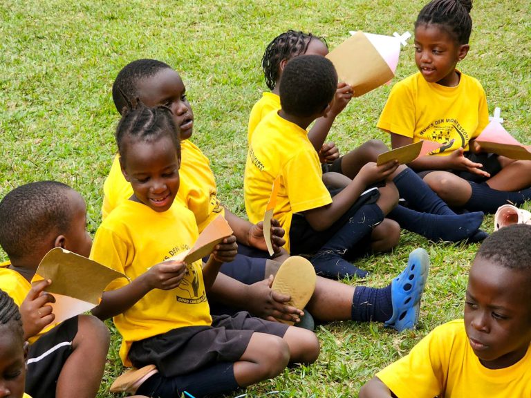 Children being creative